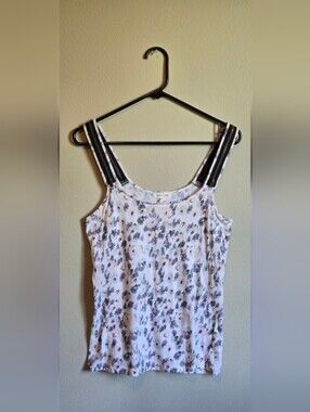 Silence + Noise Zip Strap Tank Top Size M